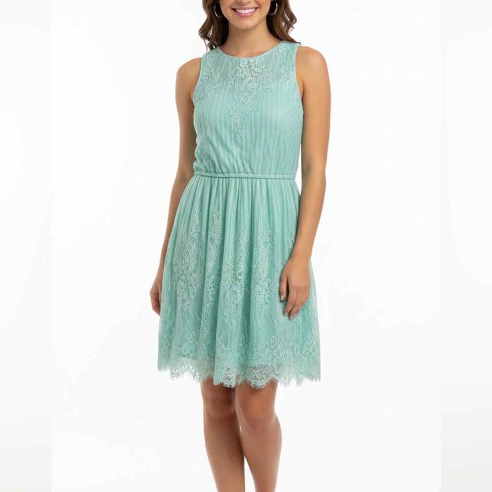 Xhilaration Mint Green Lace gir’s  Dress